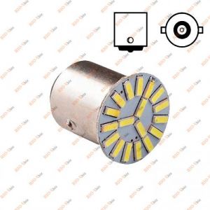 Лампа одноконтактная LED P21W 12V 18SMD-4014 PULSO - LP-181256