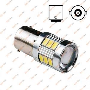 Лампа одноконтактная LED P21W 12V 18SMD-5730 PULSO - LP-201816