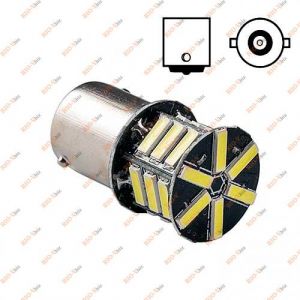 Лампа одноконтактная LED P21W 12V 21SMD-7020 PULSO - LP-252376