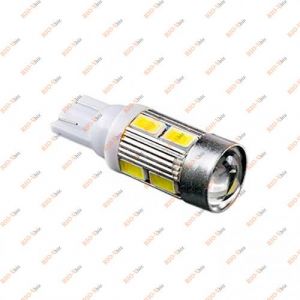 Лампа б / ц LED Т10 12V 10SMD-5630 1W біла PULSO - LP-134046