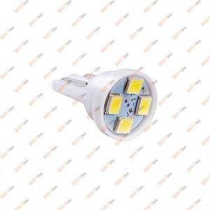 Лампа б/ц LED Т10 12V 4SMD-2835 1W 16lm белая PULSO - LP-121651