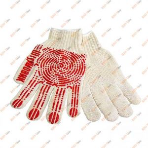 Рукавички робочі БІЛІ (пара) трикотажні з ПВХ ШТУРМОВИК - 765-VITOL