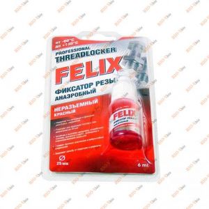 Герметик для різьбових з'єднань червоний 6 мл Фелікс - 411040115