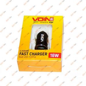 Автомобильное зарядное устройство 2 USB 2400mA C-2402BK VOIN - C-2402BK