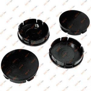 Колпачек на диск KOD 004 60х55 без эмблемы прямой Черный - KOD_004