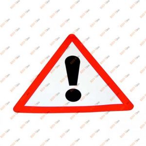 Наклейка автомобильная дорожный знак Прочие опасности АРК - Z-SOS-DANGER