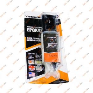 Клей епоксидний універсальний 25 гр шприц W/B Visbella - EQ0025BW3P