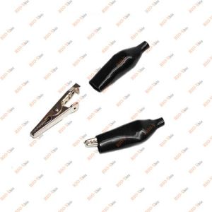 Крокодил 10А черный L=50 мм Орион - 5143