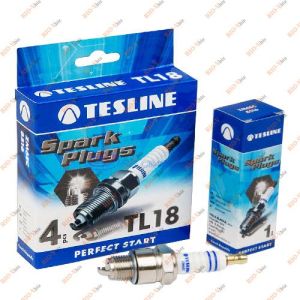 Свічка запалювання TL18 (пакет ZM6EC) 402 (комплект 4 шт.) TESLINE - TL18
