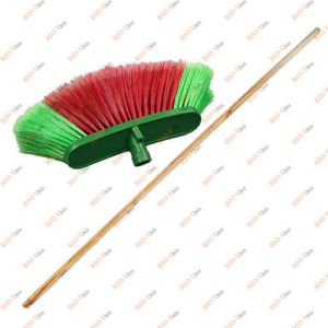 20 см щітка для миття швабри 8 рядів дерев 'яна ручка Туреччина - 49782
