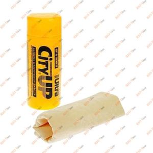 Салфетка для мойки 32х43 в тубе желтая CityUp - CU-222