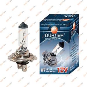 Лампа Н7 12V 55W ДИАЛУЧ - 12557