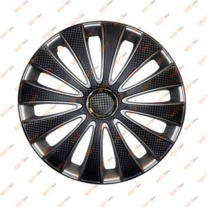 Автомобильные колпаки STAR 14R  PRO Chrom черный глянец 2шт - stc00187