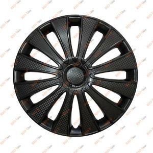 Автомобильные колпаки STAR 14R GMK черный глянец 2шт - S14026