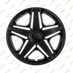 Автомобільні ковпаки STAR 14r NHL чорні глянцеві 2 шт. - S14036