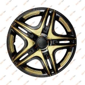 Автомобильные колпаки STAR 14R Дакар Super Black GOLD 2шт - S14102