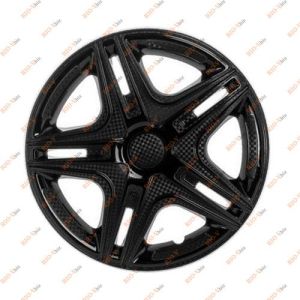 Автомобильные колпаки STAR 13R Дакар черный глянец 2шт - S13146