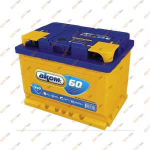 Акумулятор 60 А/год 540 А (плюс правий) AKOM - АКОМ_6СТ-60А3(0)