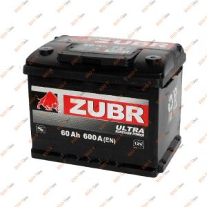 Акумулятор 60 А/год EUR 600 A (плюс справа) ZUBR Ultra - ZU600