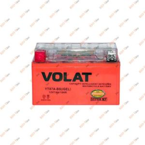 Батарея Moto 7 A/h 12V start 105 A (plus left) MF volat - YTX7A-BS