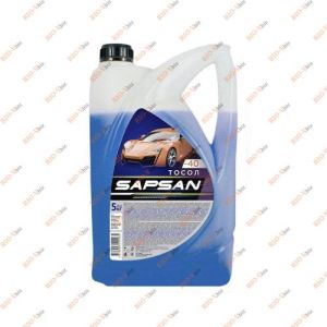 Тосол антифриз (охлаждающая жидкость) 5л синий -40 G-11 SAPSAN - SA-60008