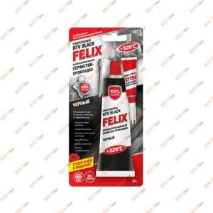 Герметик прокладок черный силиконовый 85 гр Felix - 411040059