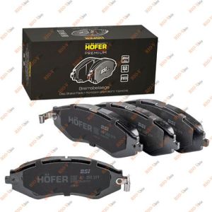 Передня гальмівна колодка (4 шт.) Lacetti, Nubira 2 J200 HOFER - HF350319