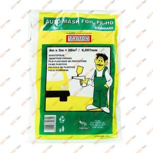 Пленка укрывочная 4Х5м 0.007 мм Troton - 300001981