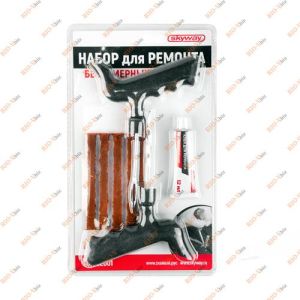 Шнурок для ремонта шин с иглой (ремкомплект 8 предметов) SKYWAY - S07502001