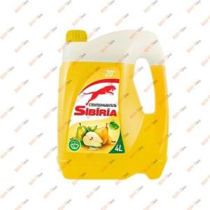 Жидкость в бачок омывателя зимняя 4л -20°C (Дюшес)  SIBIRIA - SIBIRIA