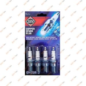 Свічка запалювання QH3SR (комплект з 4 шт.) в блістері 2101 AWM - QH3SR