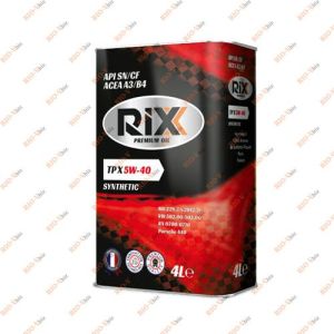 Мастило моторне 5W-40 4L TP X SN/CF RIXX - RX0007TPX