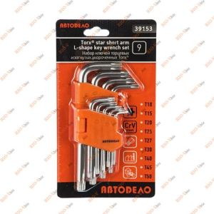 Набор Г-образных ключей звездочки 9 ед  АвтоDело - 39153