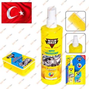 Полироль для салона Лимон с губкой 300 мл Joker - JKlemon