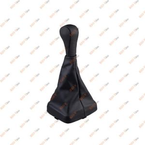 Ручка КПП 2114, 2115 с чехлом кожзам черная SKYWAY - S06202020