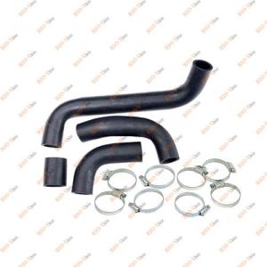 Патрубок радиатора 2121 + хомуты к-т 4 шт Резинотехника - 21211303090