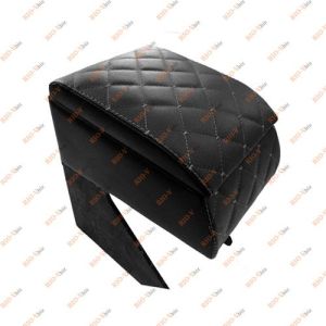 Підлокітник NIVA 2121 чорний діамант (чорна строчка) екошкіра KIHO - BR021