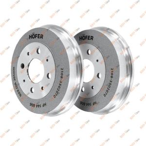 Барабан задний тормозной чугун 2108 (компл. 2 шт) HOFER - HF144806