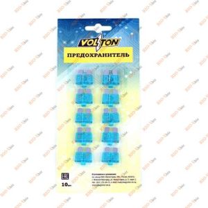Предохранитель Евро 15A (блистер 10шт) с индикатором LED VOLTON - 0704530