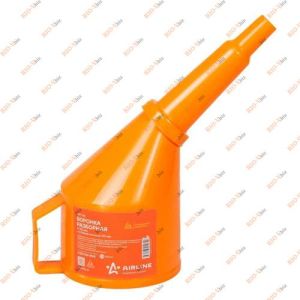 Лейка автомобильная (пластик) косая с фильтром, разборная AIRLINE - APF-04