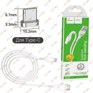 Кабель USB Type-C 3А 1м HOCO белый X37 МАЯКАВТО - 443022\а00214
