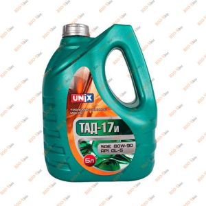 Масло трансмиссионное 80W-90 5л GL-5 UNIX - 4600824