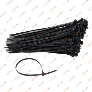 Затискач пластиковий 3,6х200 (в упаковці 100 шт.) чорний Lavita - LA26_3.6X200B