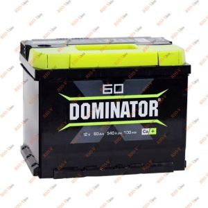 Аккумулятор 60 А/ч евро 600 А (плюс справа) Dominator - 560108060