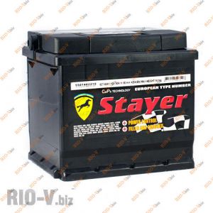 Аккумулятор 50А + левый 420А Stayer - Stayer-50A1