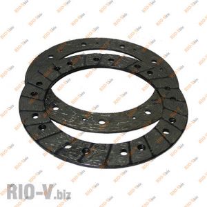 Накладка диска сцепления 2110, 2141 к-т Тиир - 880
