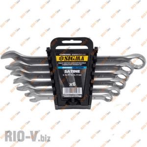 Набор ключей рожково-накидных 6 шт 8-17 мм Sigma - 705706