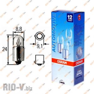 Лампа щитка приборов 2101 T4W 12V (в упак. 10 шт) Osram - 5007-UNV