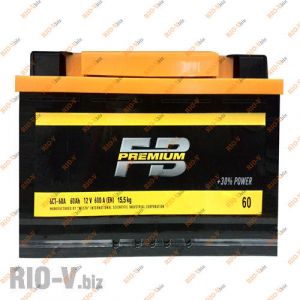 Аккумулятор 60A + левый 600А FB - FB-6CT-45А1