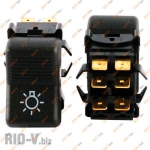 Кнопка габаритов 2103, 2106 3 контакта Зубова Поляна - ВК343-03.29